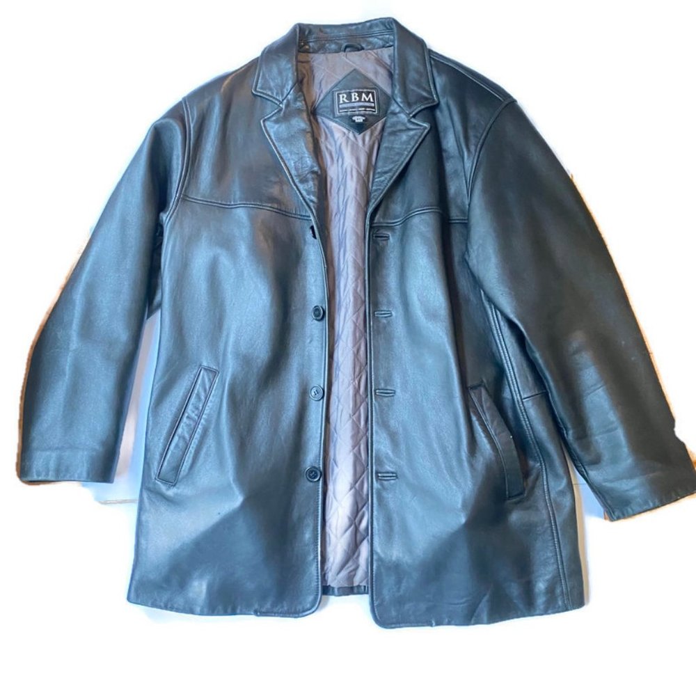 RBM men's leather jacket
